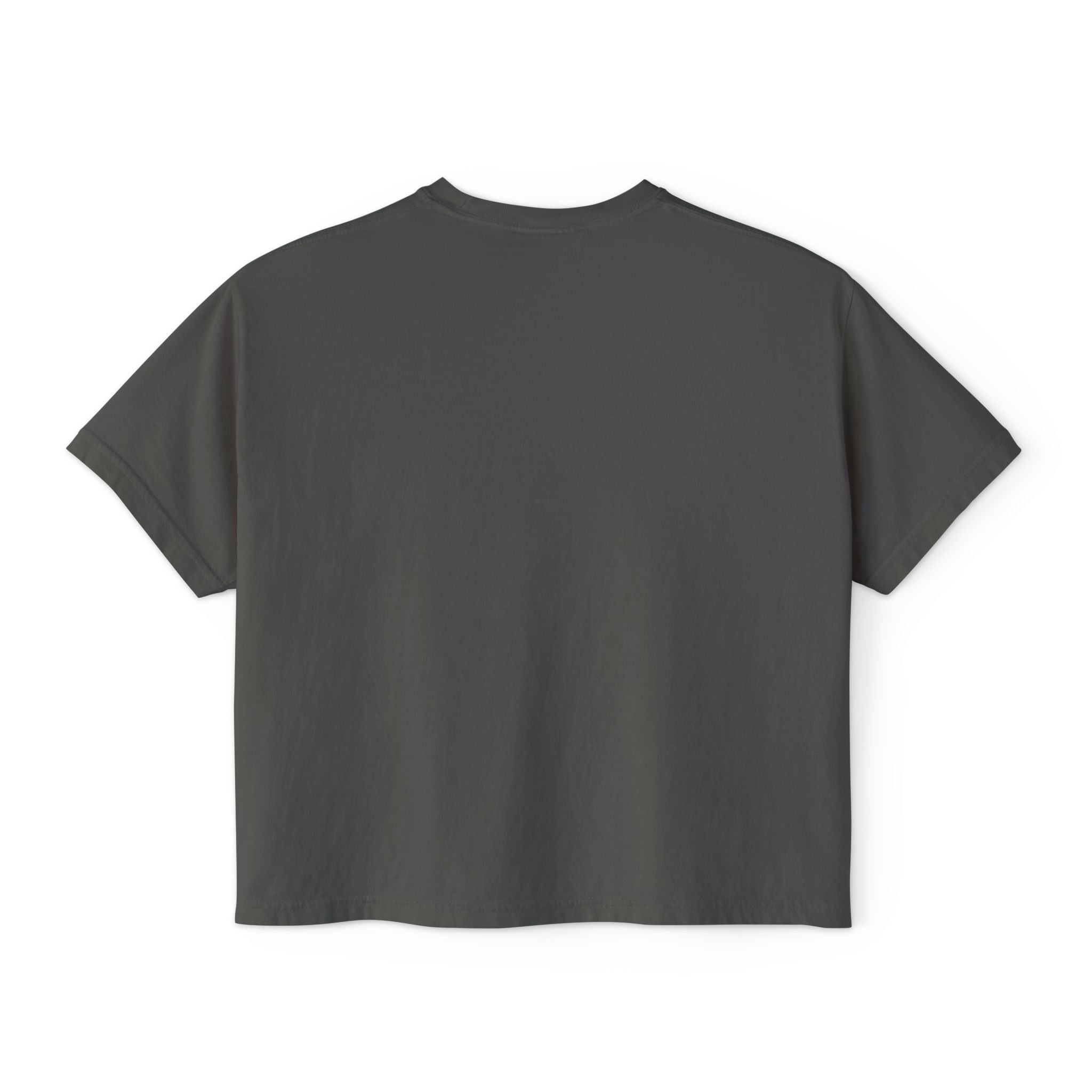 Women's Boxy Tee - Color Distressed Inverted Logo Front
