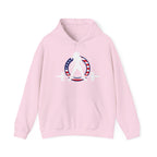 USA Logo - Unisex Heavy Blend Hooded Sweatshirt - USA Logo Dark - Plain Back