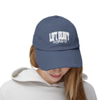 Lift Heavy Shit - Unisex Distressed Cap - White Logo