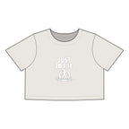 Just Lift It - Women's Faded Crop Tee