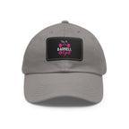 I'm A Barbell Girl - Dad Hat with Leather Patch (Rectangle)