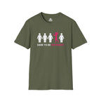Dare To Be Different - Flex - Unisex Softstyle T-Shirt - Logo Front - Plain Back