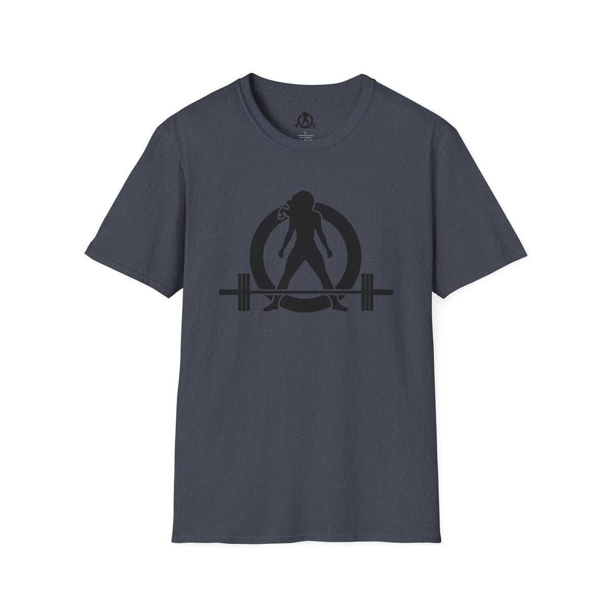 Grandma Lifts -  Unisex Softstyle T-Shirt — Front & Back Black Logo