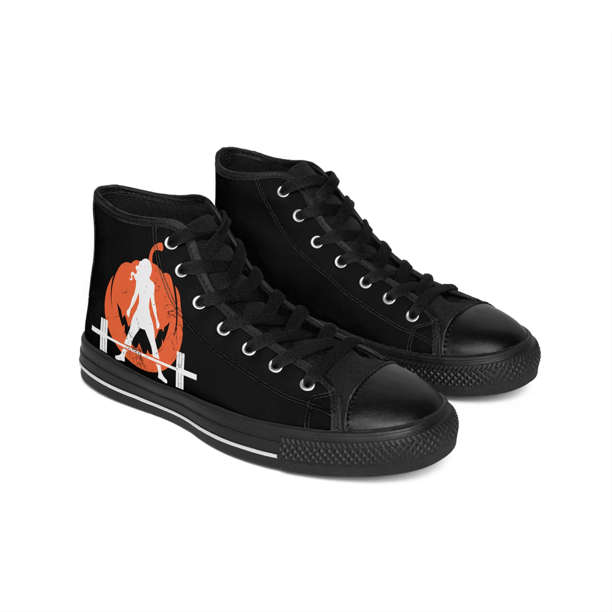 High Top Sneakers - Halloween Graveyard