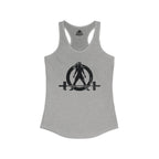 WWLW Distressed Logo Racerback Tank - Black Logo