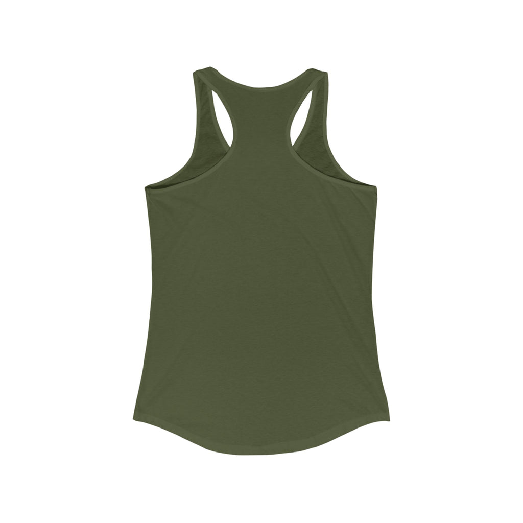 STRONG LIKE MY COFFEE - Ideal Racerback Tank - Black