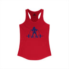 Women's Ideal Racerback Tank - UK Logo Light - Plain Back