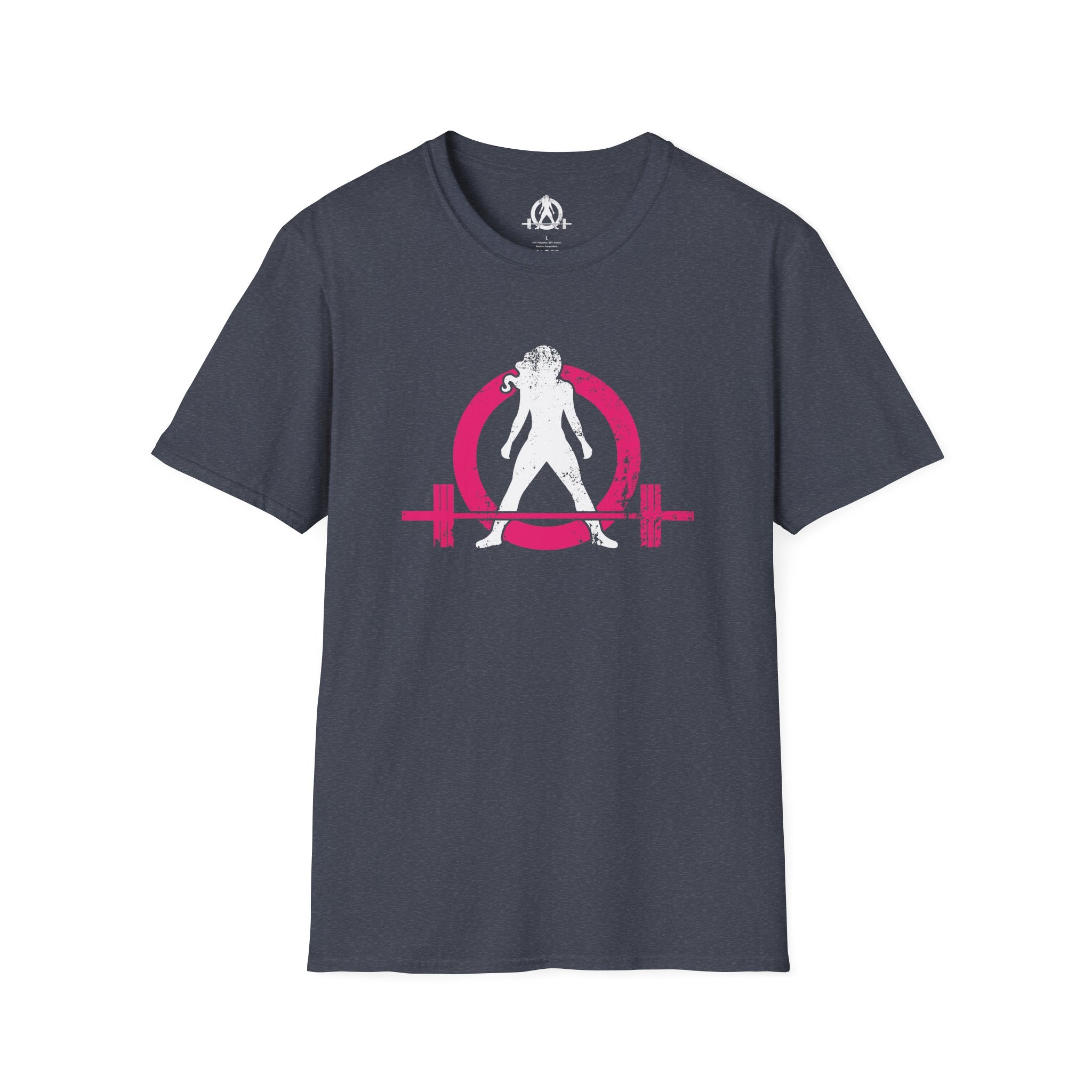 WWLW Unisex Softstyle T-Shirt - Color Distressed Logo - Plain Back