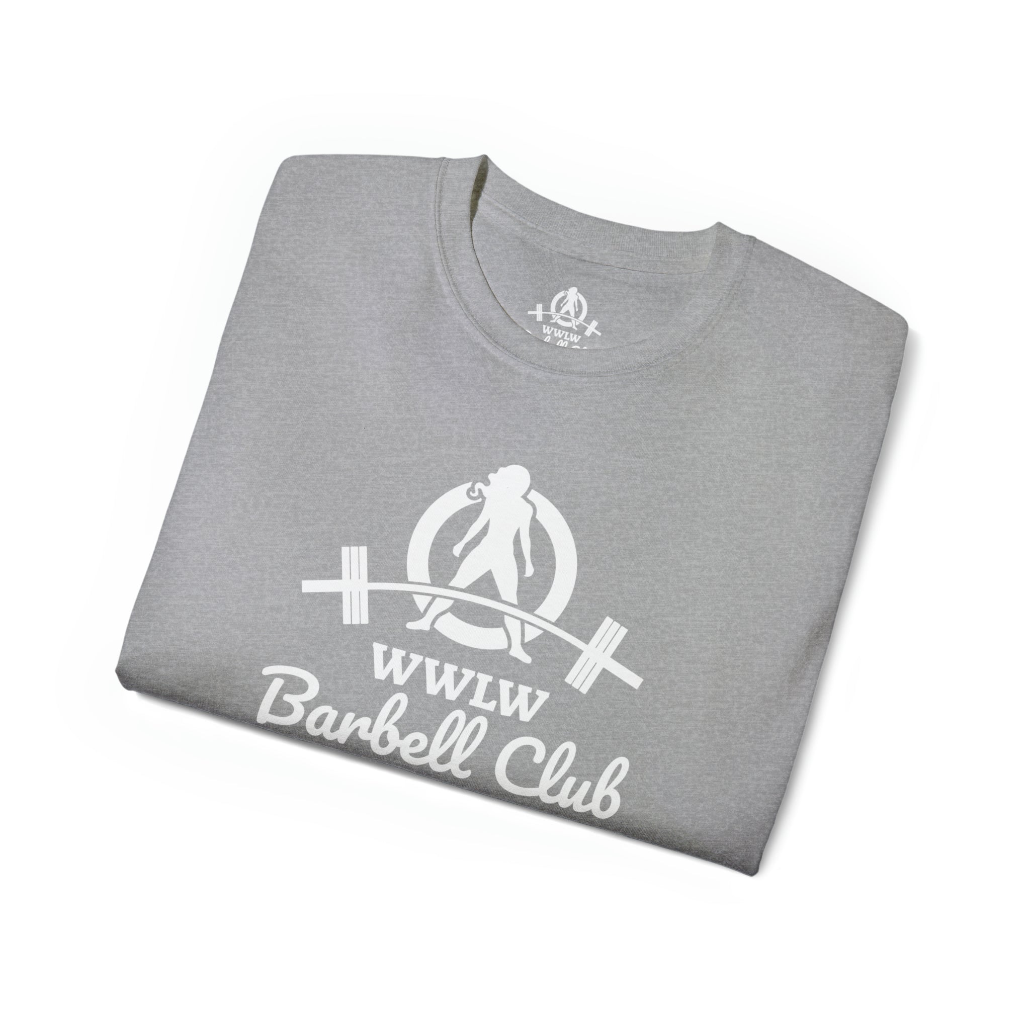 Barbell Club - Unisex Ultra Cotton Tee - White Logo