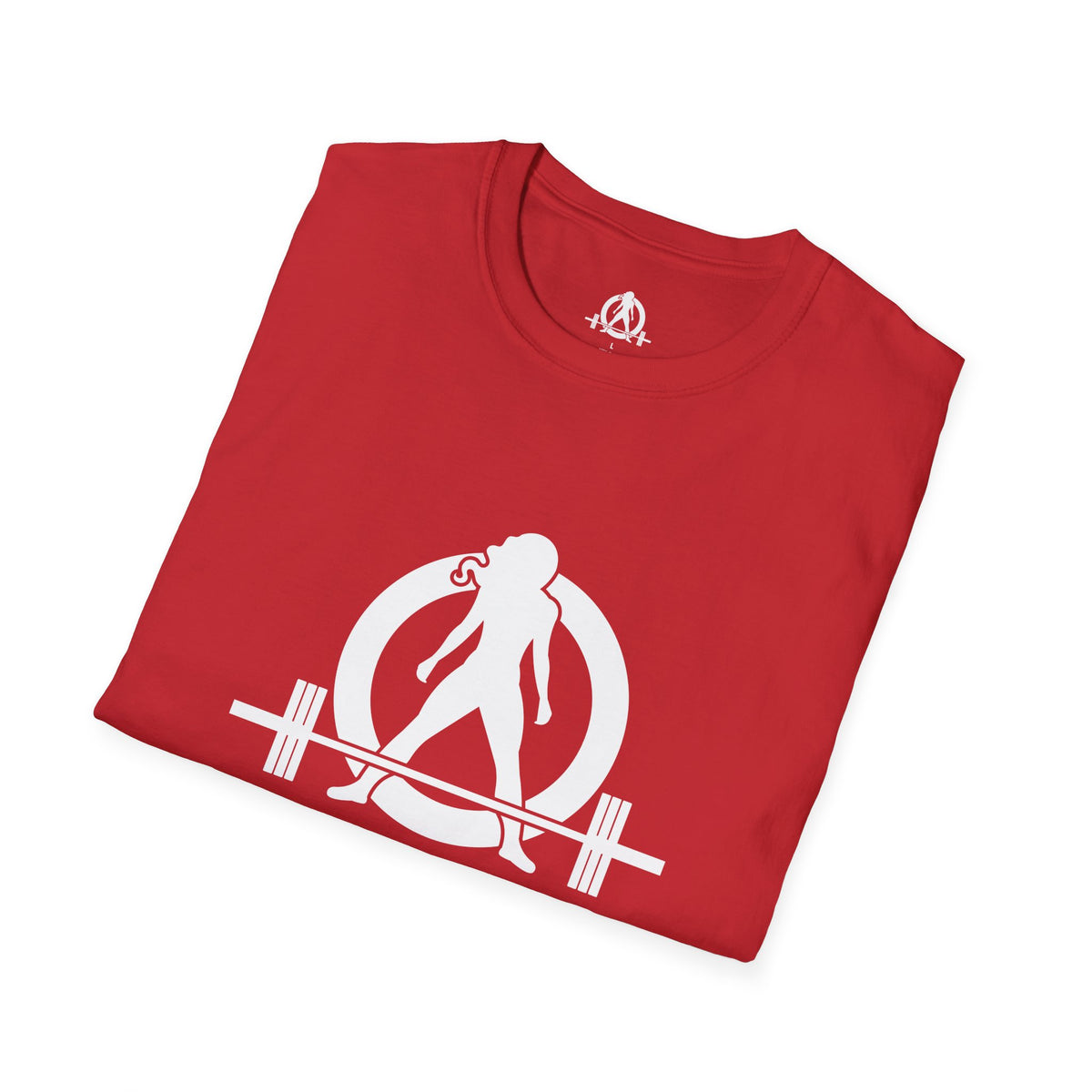 STRONG NOT SKINNY - Unisex Soft-style Tee - White Front & Back Logo