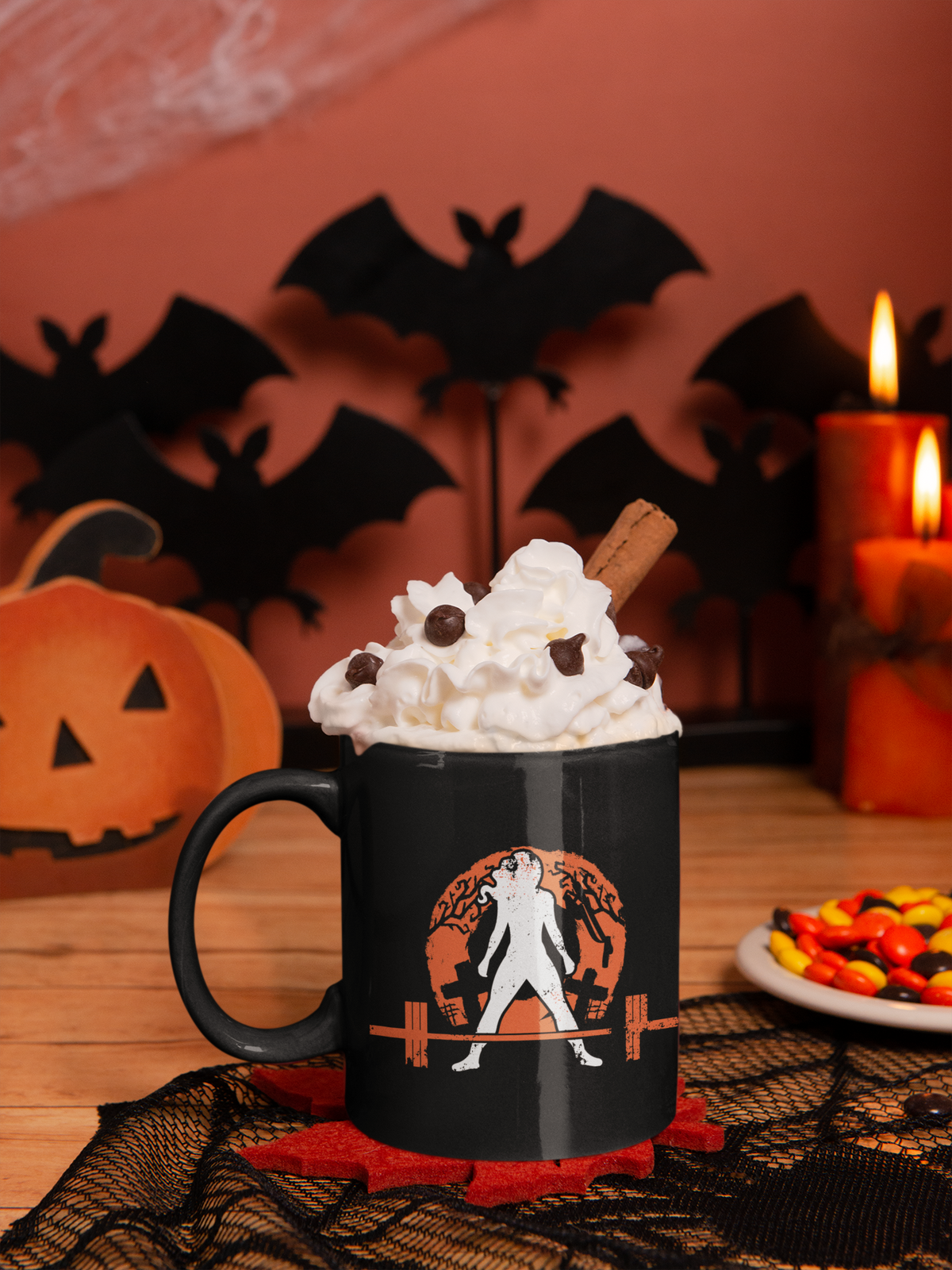 15oz Mug - Halloween Graveyard