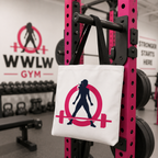Adjustable Tote Bag (AOP) - Classic White Logo