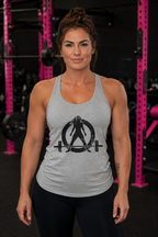 WWLW Distressed Black Logo - Racer Back Tank Top (Best Seller)