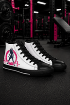 WWLW High Top Sneakers - Classic Distressed Logo
