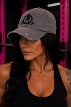 WWLW Unisex Distressed Cap - Classic Black Logo