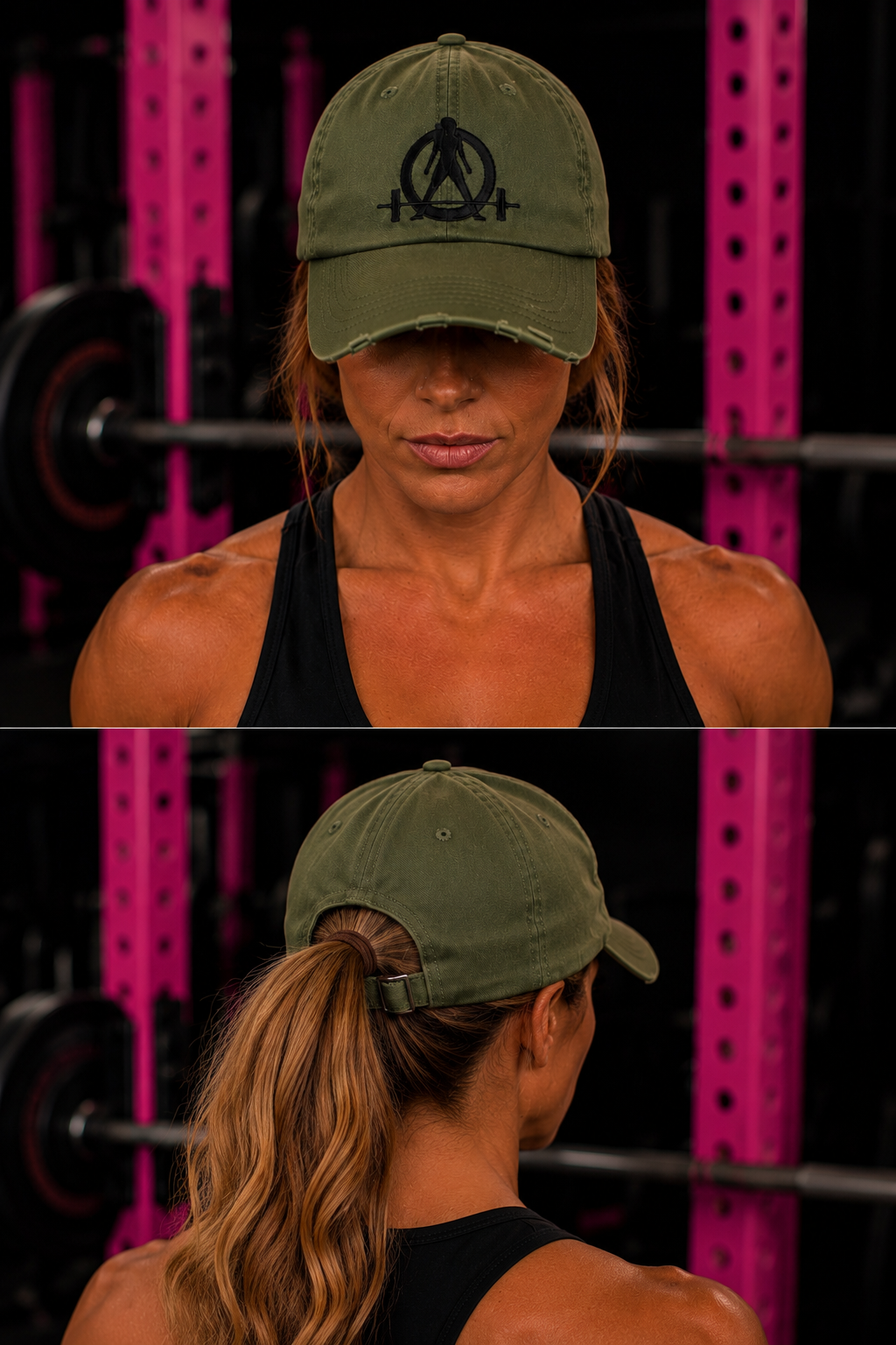 WWLW Unisex Distressed Cap - Classic Black Logo