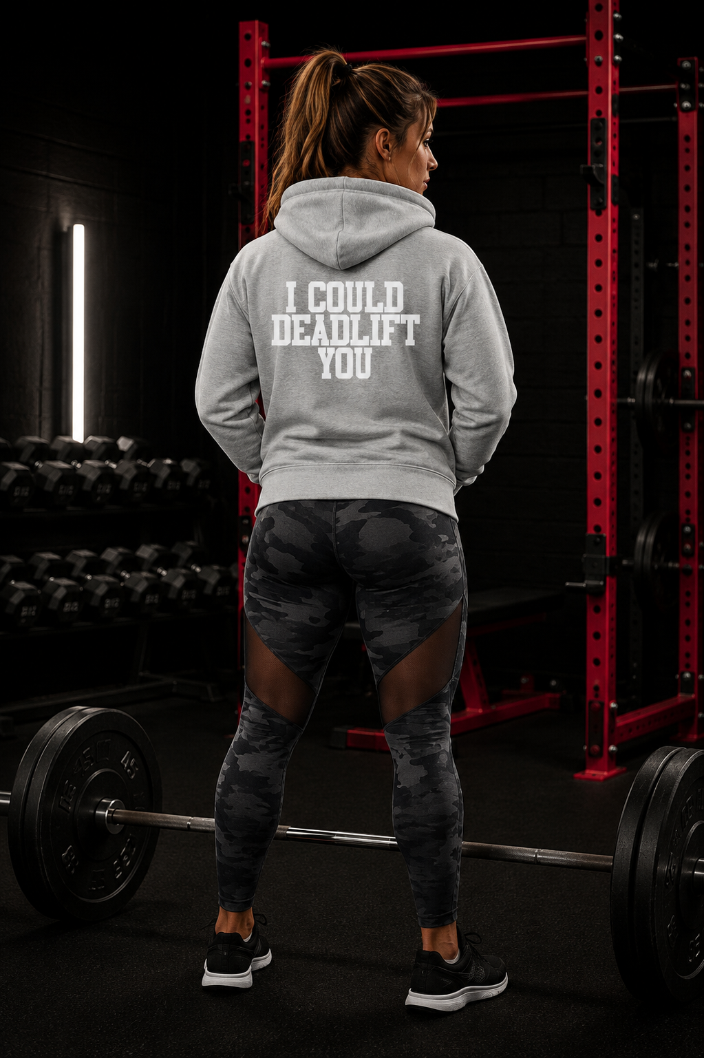 I Could Deadlift You -  Unisex Heavy Blend™ Full Zip Hooded Sweatshirt