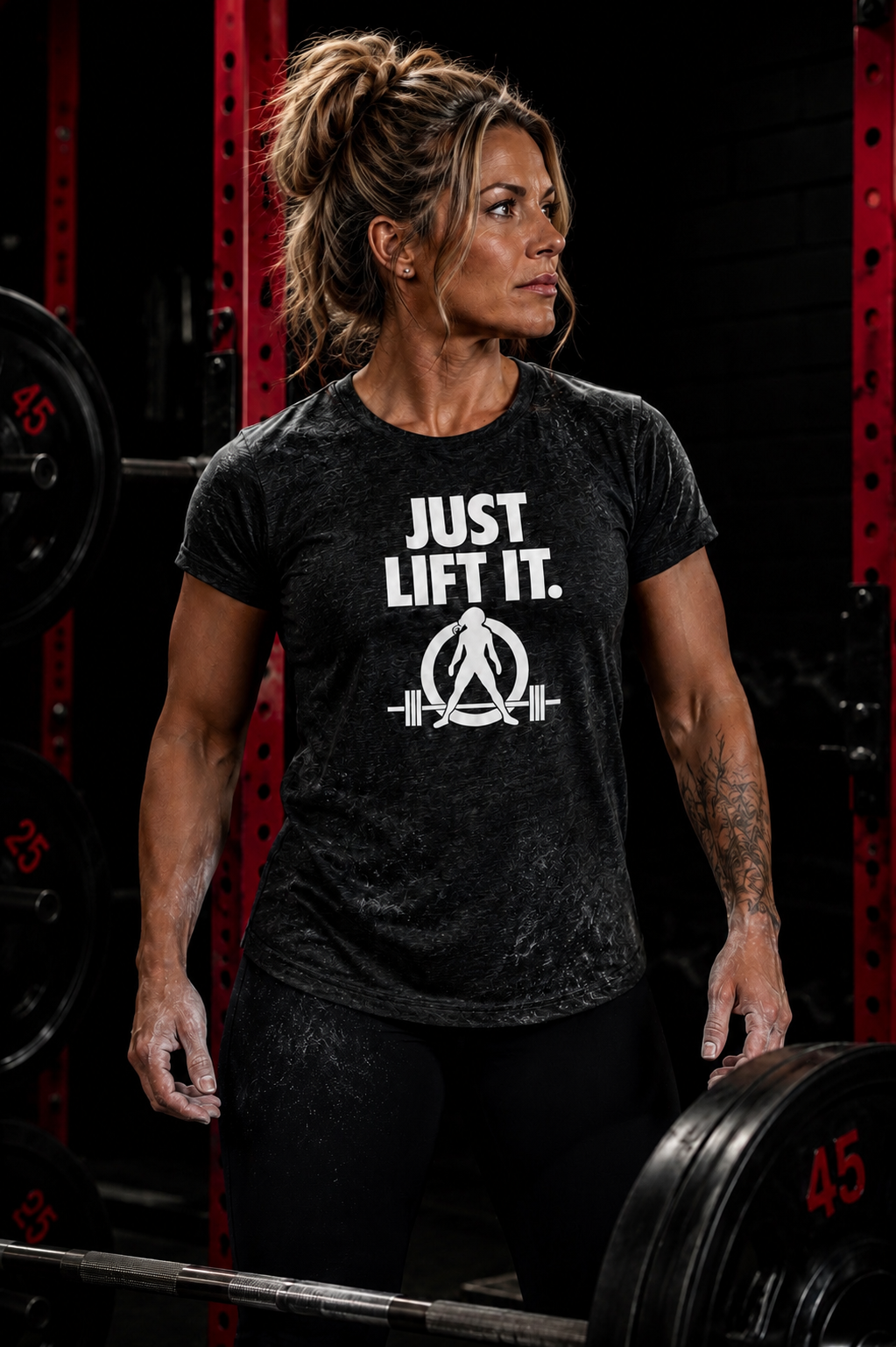 Just Lift It  – Women’s Softstyle Tee - White Logo