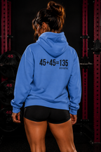45 + 45 = 135 - Unisex Heavy Blend Hooded Sweatshirt  - Black Logo