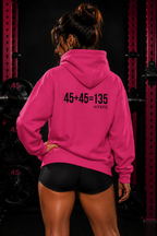 45 + 45 = 135 - Unisex Heavy Blend Hooded Sweatshirt  - Black Logo