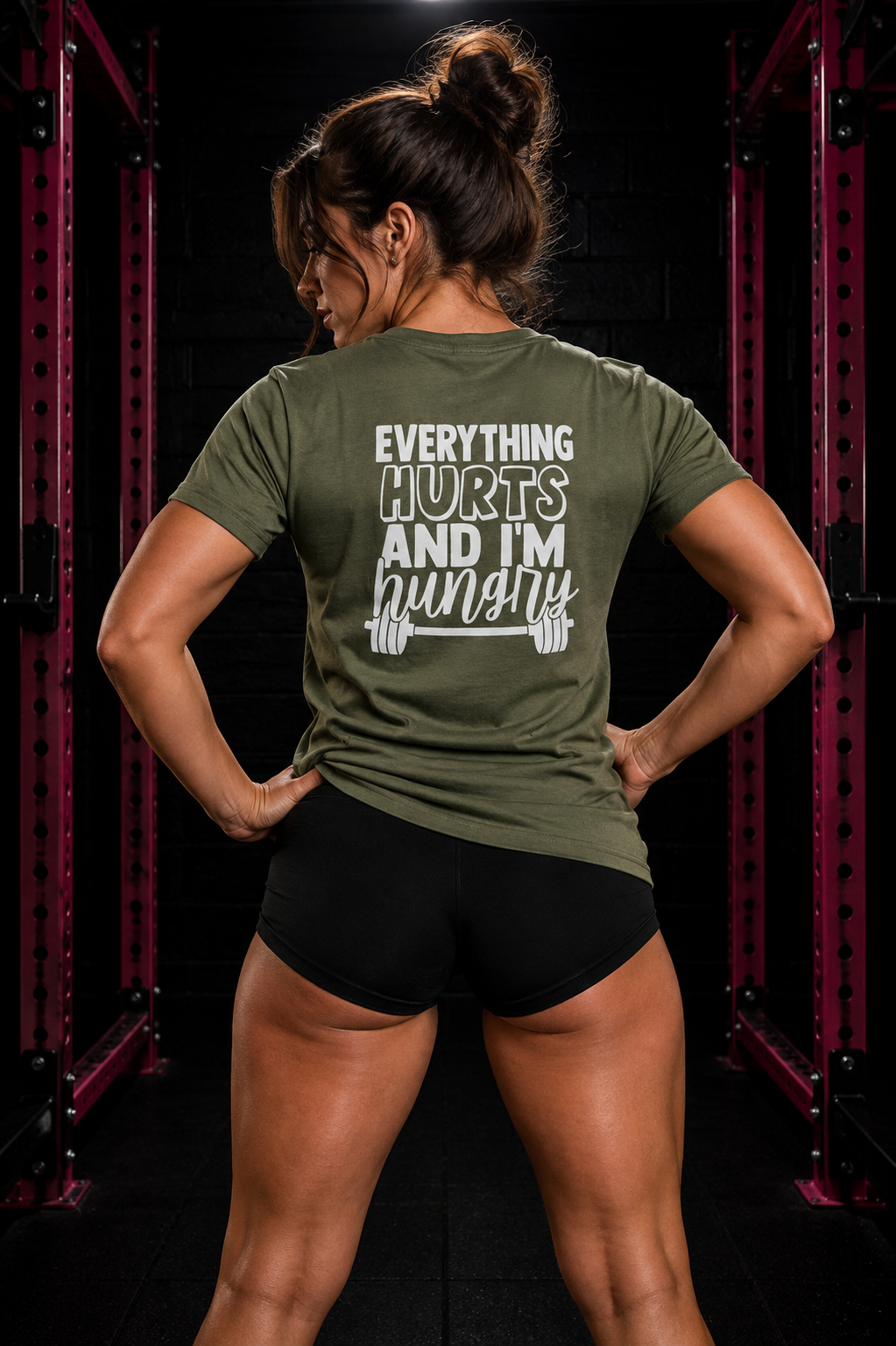 Everything Hurts & I'm Hungry  - Unisex Softstyle T-Shirt - Print on Front & Back