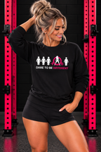 Dare To Be Different - Deadlift - Unisex Heavy Blend™ Crewneck Sweatshirt - Front Logo Plain Back