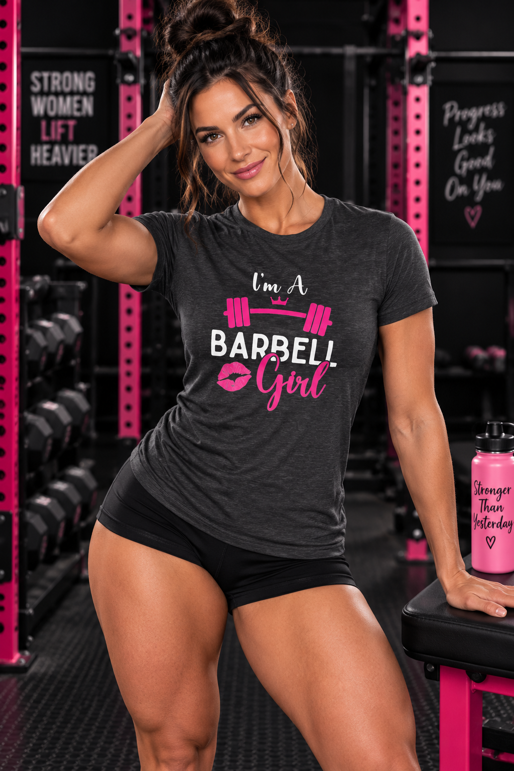 I'm A Barbell Girl - Women's Softstyle Tee