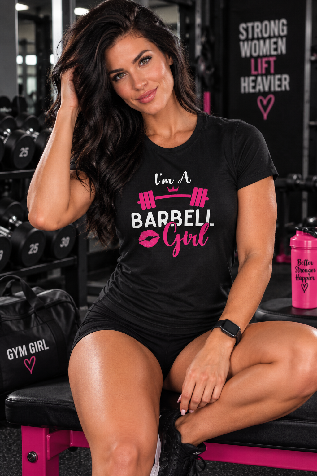 I'm A Barbell Girl - Women's Softstyle Tee