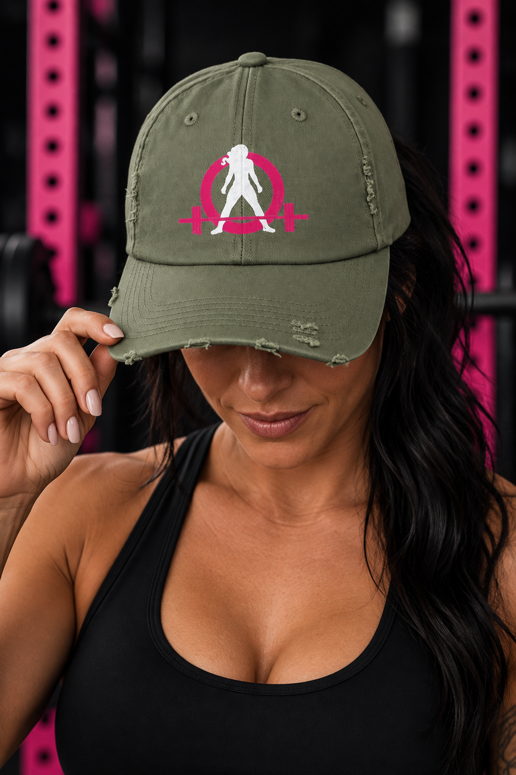 Unisex Distressed Cap - Classic Color Distressed Logo