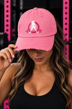Unisex Distressed Cap - Classic Color Distressed Logo
