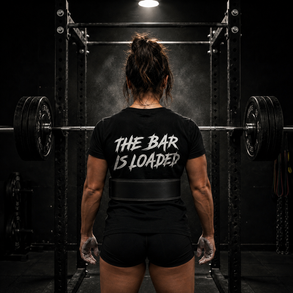 The Bar Is Loaded -  Unisex Softstyle T-Shirt - White Logo