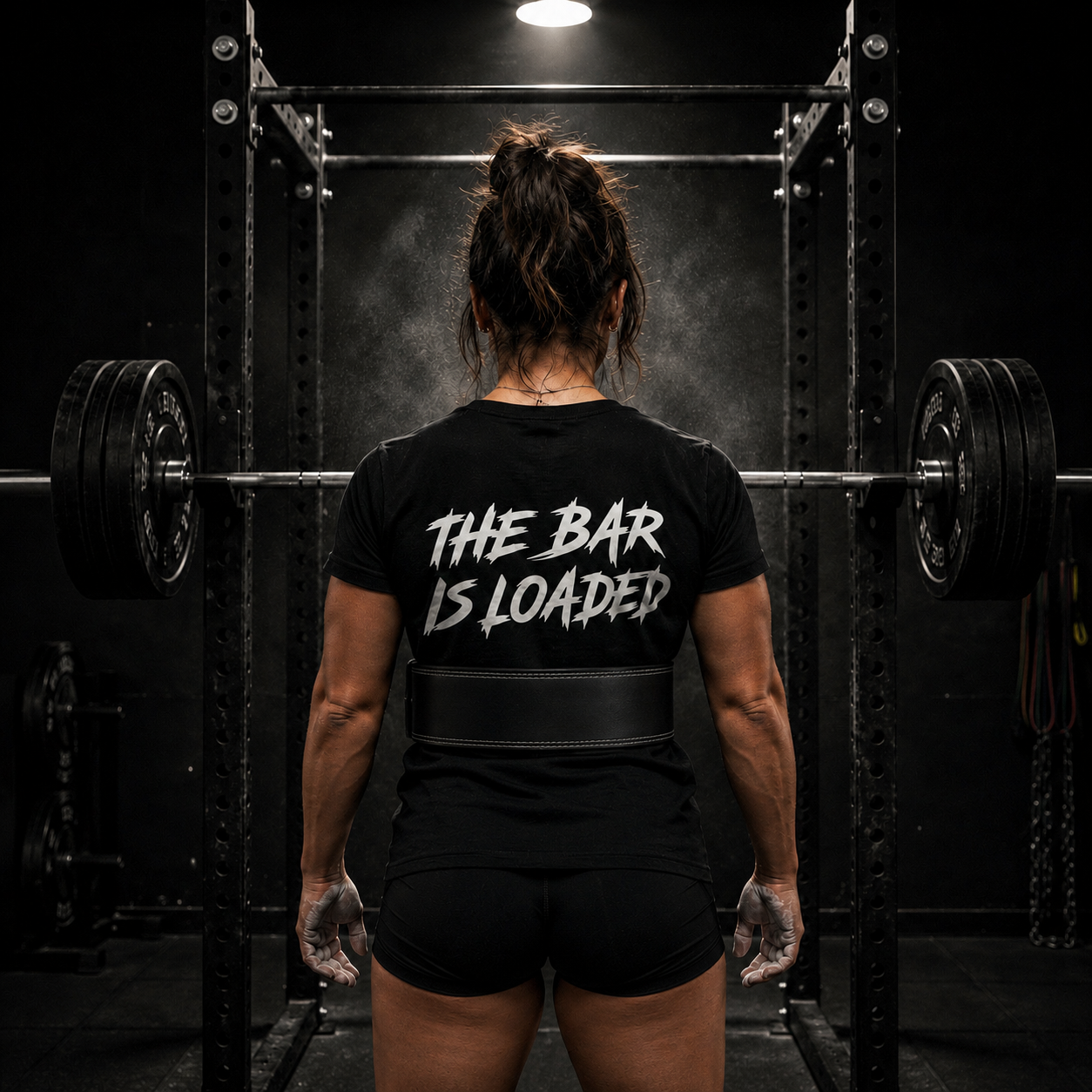The Bar Is Loaded - Women's Softstyle Tee - White Logo
