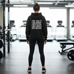 Kick Your Ass – Unisex Hoodie | Distressed White Logo