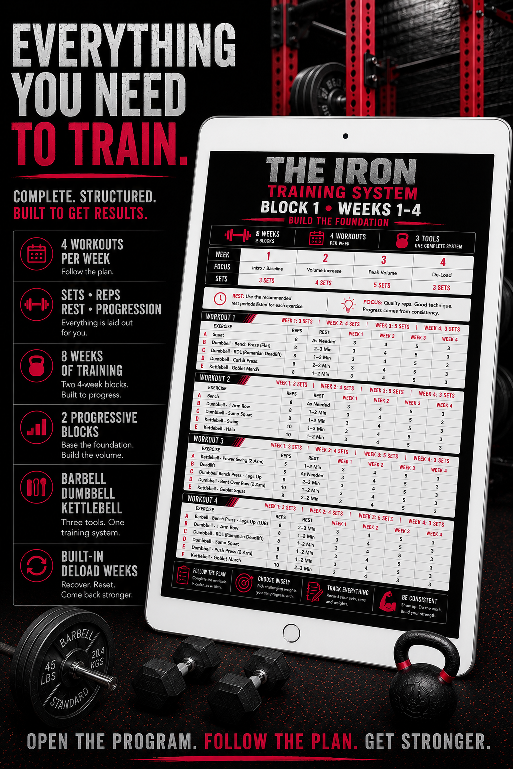 The IRON Training System — 8-Week Strength Training Program