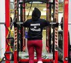 Strong Is Beautiful – Unisex Heavy Blend™ Hooded Sweatshirt (Distressed White Logo) 🤍💪