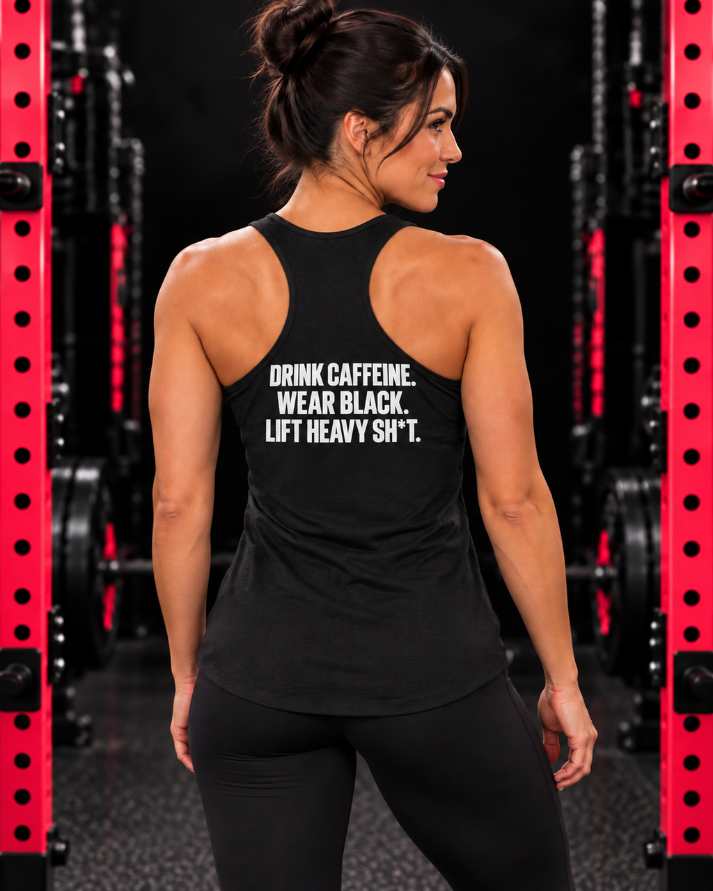 Updated larger higher collection back print in WWLW gym