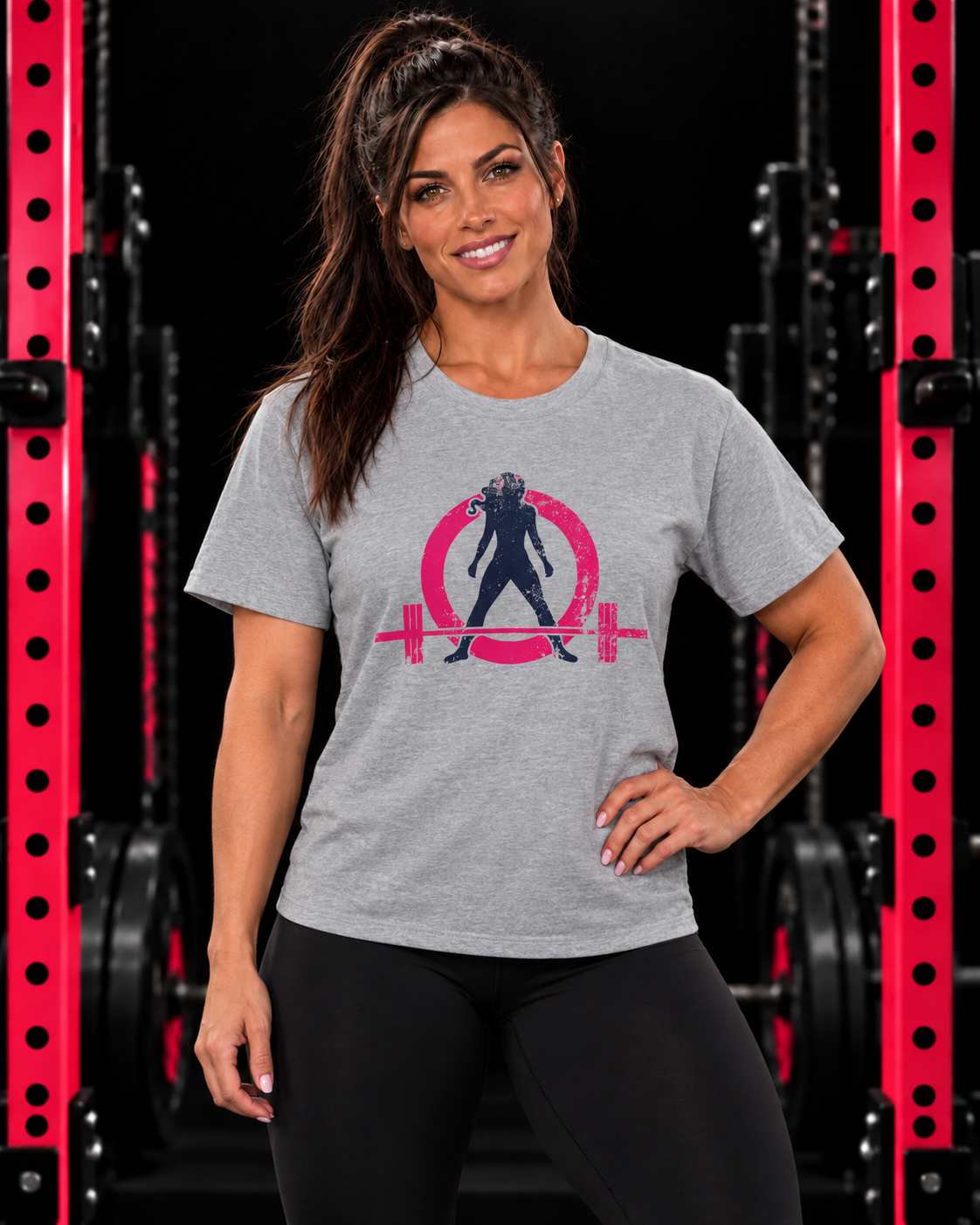 Distressed - Unisex Ultra Cotton Tee - Color Logo — WWLW gym hero image