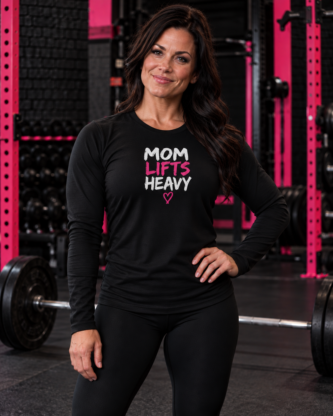 Mom Lifts Heavy long sleeve tee hero