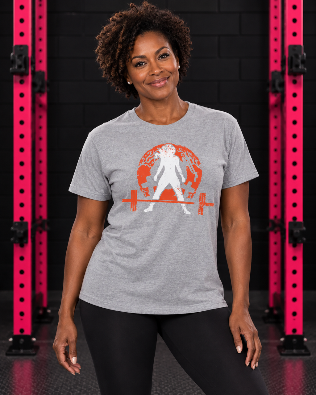 Halloween Graveyard Unisex Softstyle Tee — Sport Grey hero photograph