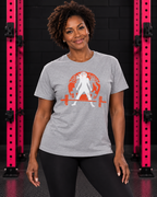Halloween Graveyard Unisex Softstyle Tee — Sport Grey hero photograph