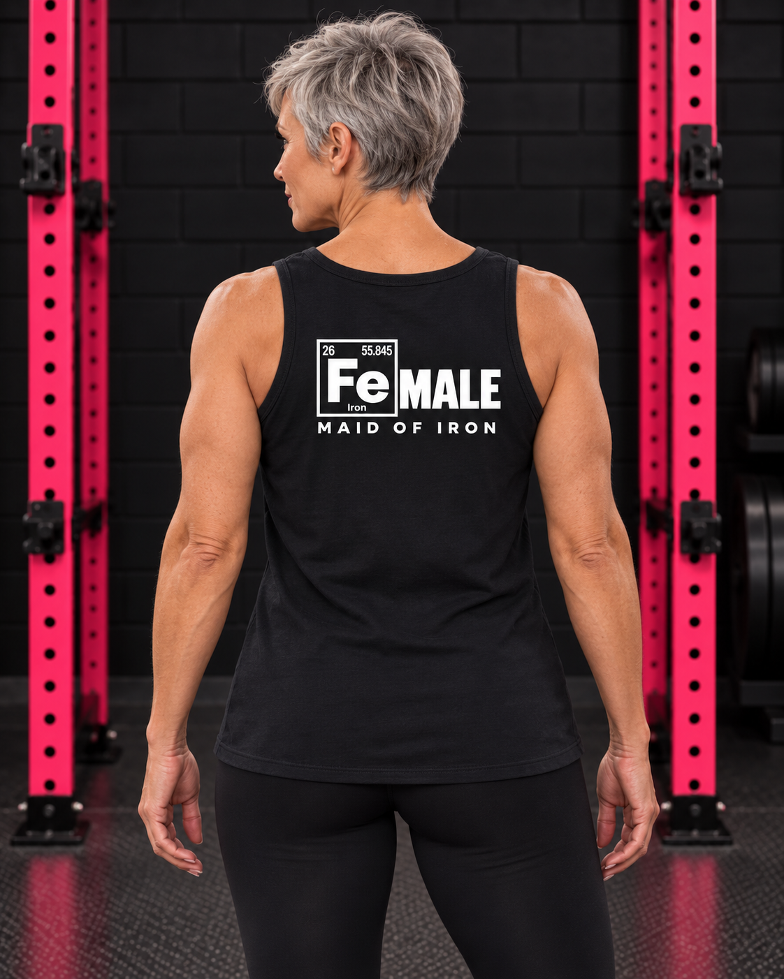 Maid of Iron tank back shown in WWLW gym