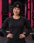 Mom Lifts Heavy – Embroidered Beanie — collection hero in Mom Lifts Heavy gym