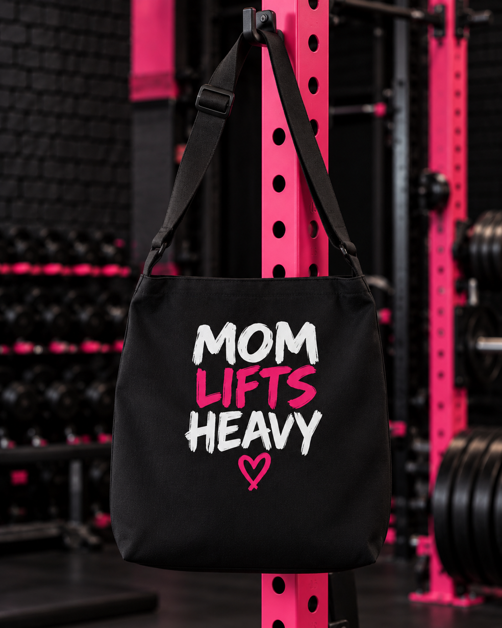 Mom Lifts Heavy – Tote Bag — product-only hero