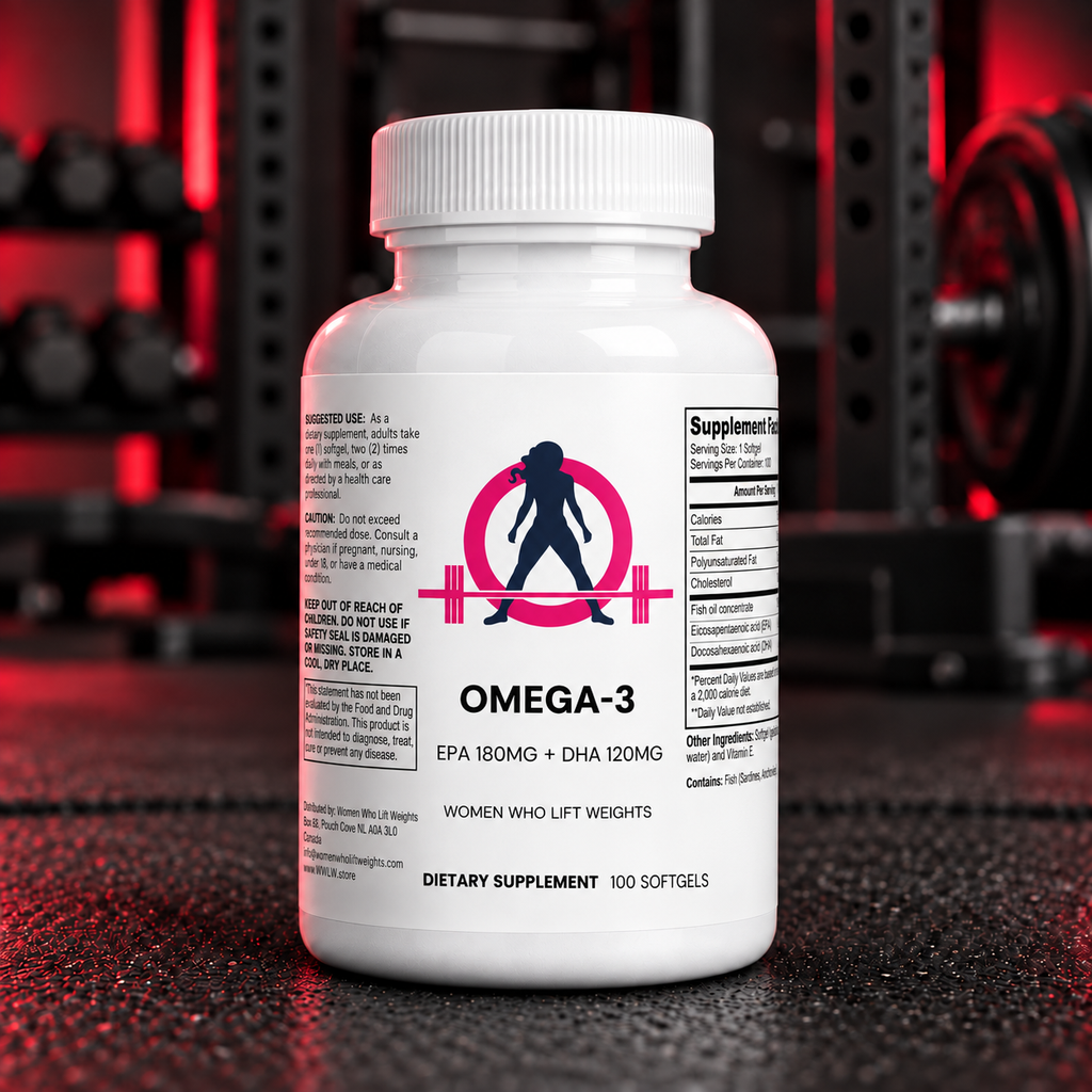 WWLW Omega-3 — 100 softgels, 180 mg EPA and 120 mg DHA per softgel
