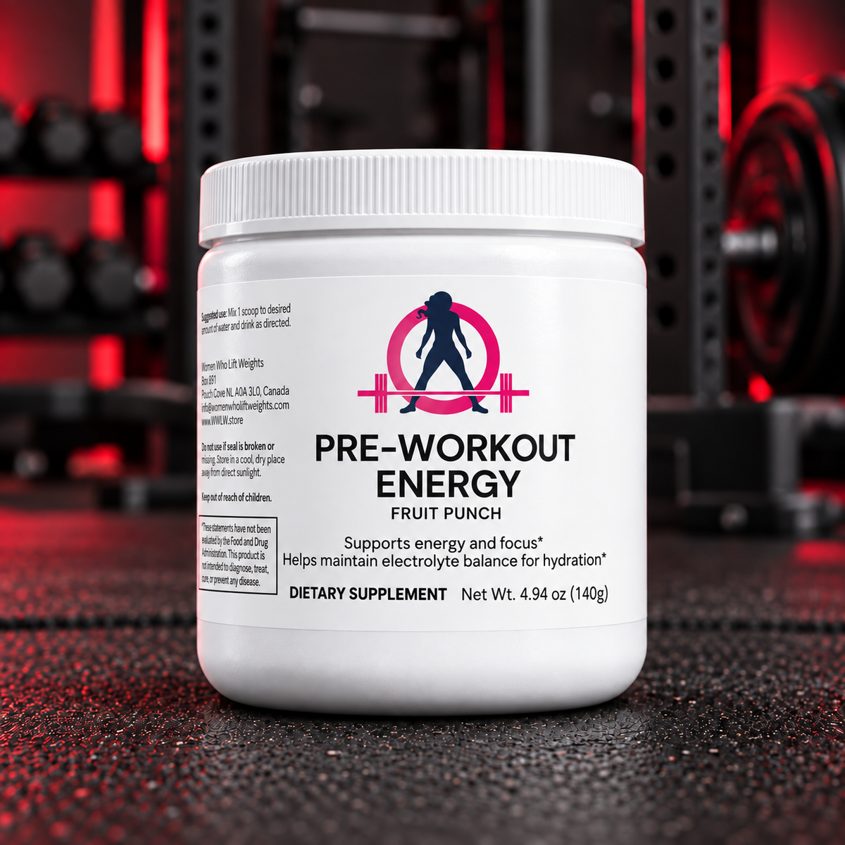 WWLW ENERGY - Pre Workout - Fruit Punch — consistent square gym product image