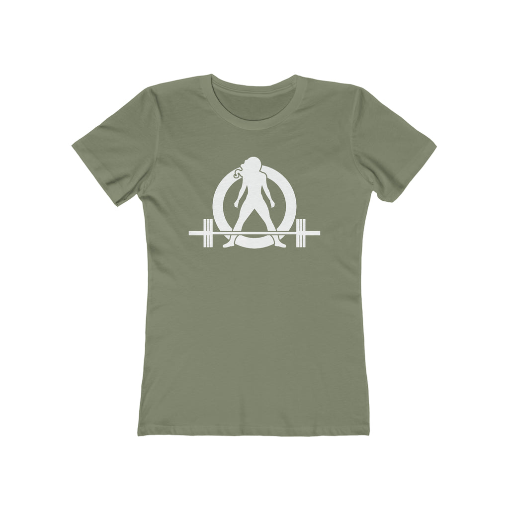 Women's The Boyfriend Tee - Classic White Logo