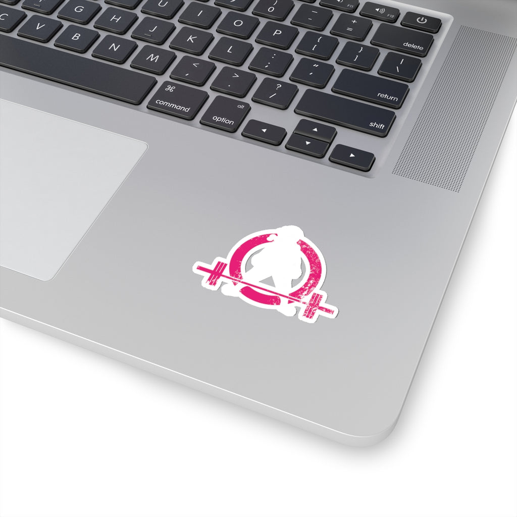 Kiss-Cut Stickers - Distressed White Logo