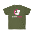 Strong Her in 42 - Classic Color Logo - Unisex Ultra Cotton Tee