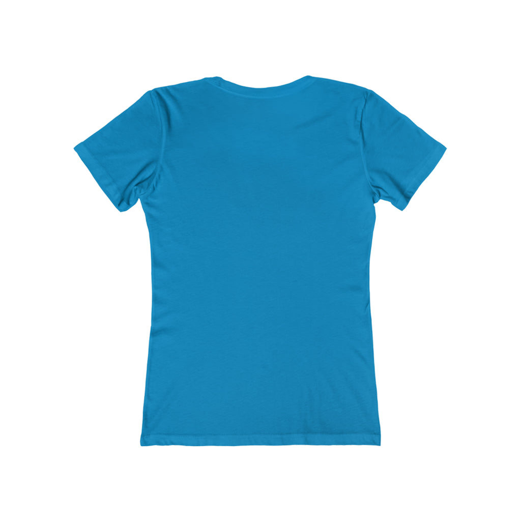 Women's The Boyfriend Tee - Distressed White Logo