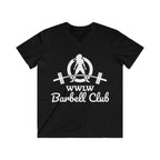 Classic Black Logo - Men's Fitted V-Neck Short Sleeve Tee